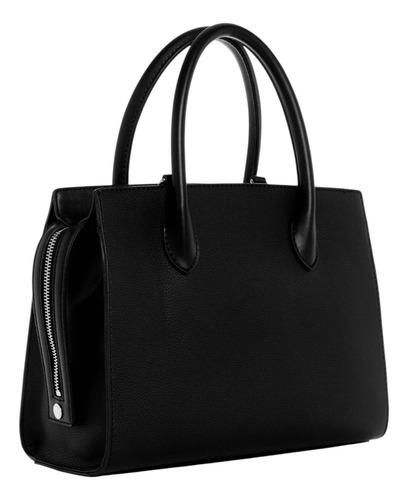 Bolsa Guess Factory Pe947506-bla Acabado de los herrajes Níquel Color Negro Correa de hombro Negro Diseño de la tela Lisa