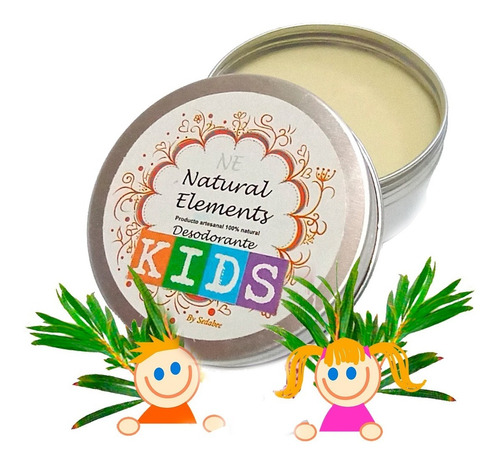 Desodorante Natural Niños En Crema Kids By Natural Elements 