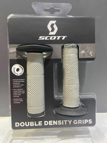 Puños Scott Sx Ii Grips With Donuts Grey/black