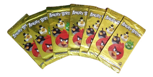 Lote De 7 Sobres Cerrados Cartas Coleccionables Angry Birds