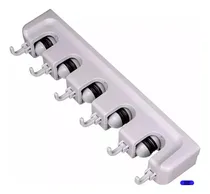 Comprar Soporte Para Escobas Trapos Trapeadores Pared 5 Cavidades