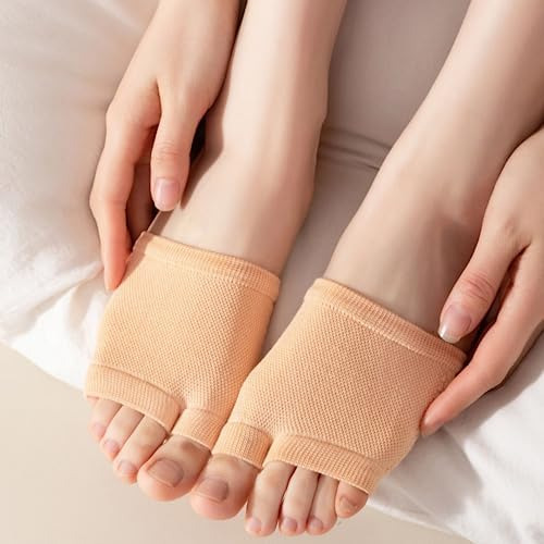 Dunkoing 5 Pares De Calcetines De Sandalia Con Punta Abierta