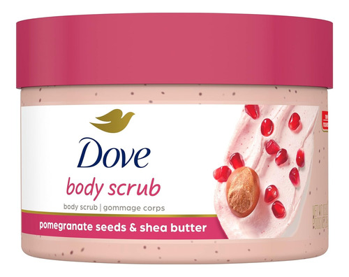 Dove Body Scrub Exfoliante Granada Y Manteca Karite 298 Gr