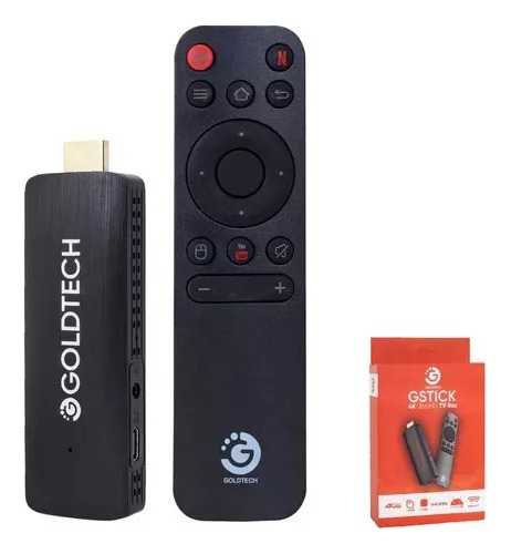 Tv Box 4k Android 10 Wiifi Gstick Hd Ultra 16/2gb Goldtech 