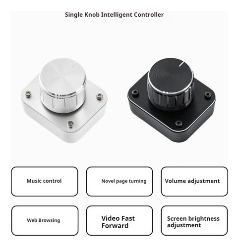 Controle De Volume De 3 Modos Usb/2,4 G/botão Único Sem Fio