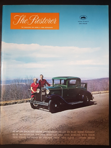 The Restorer. Model A Ford Club Of America. 50n 688