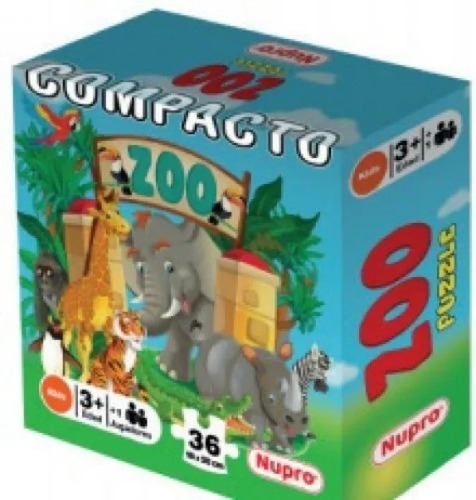 Rompecabezas Puzzle Zoo Compacto 36 Pzs Nupro @ Mca