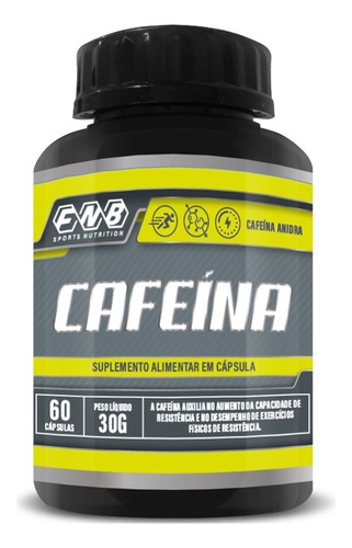 Cafeína 200mg Suplemento 60 Cápsulas - Flora Nativa Sports