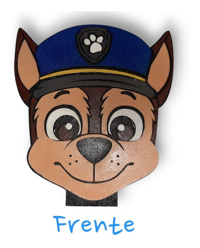 Servilletero Chase Pawpatrol Mdf Pintado A Mano Pack 6 Pzas