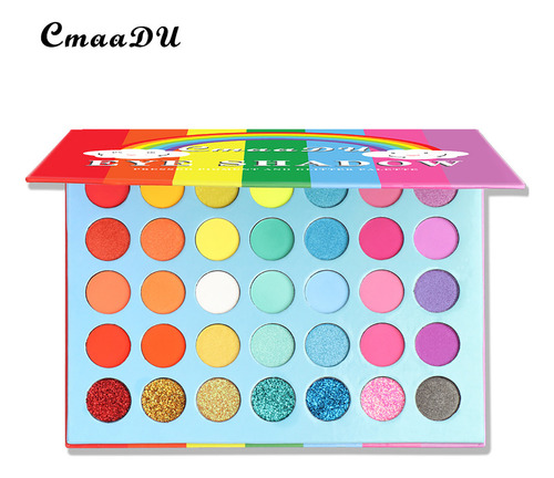 Juego De Paleta De Maquillaje En Crema De Sombras De Ojos Ma