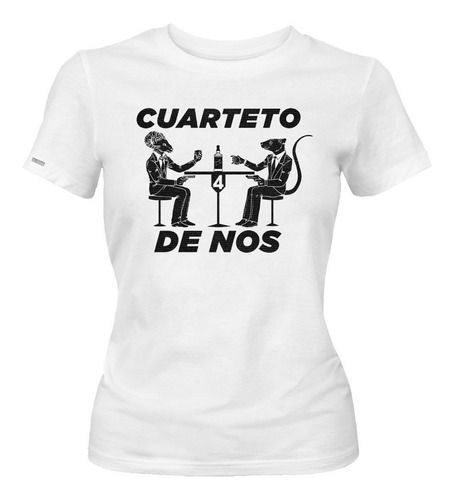 Camiseta El Cuarteto De Nos Fuego Rata Cabra Mesa Mujer Idk 