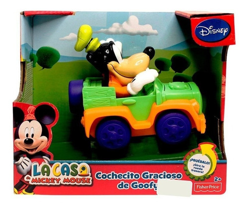 Mickey Mouse Coche Gracioso De Goofy Disney Fisher Price