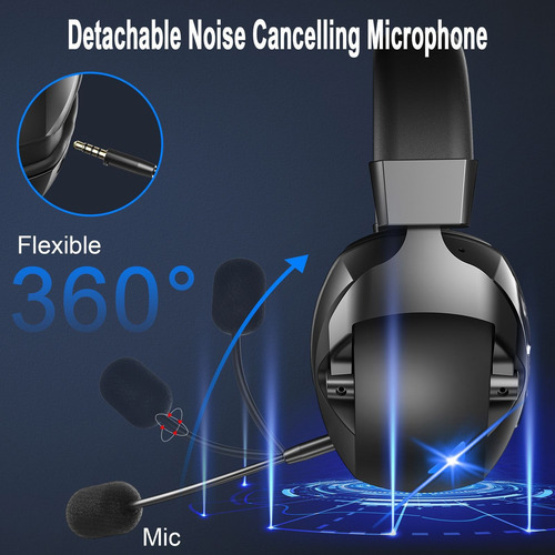 Auriculares Inalámbricos For Juegos Con Micrófono Bluetooth