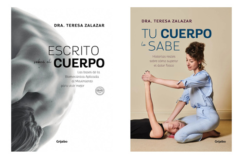 Escrito Cuerpo + Cuerpo Sabe - Zalazar - Grijalbo 2 Libros