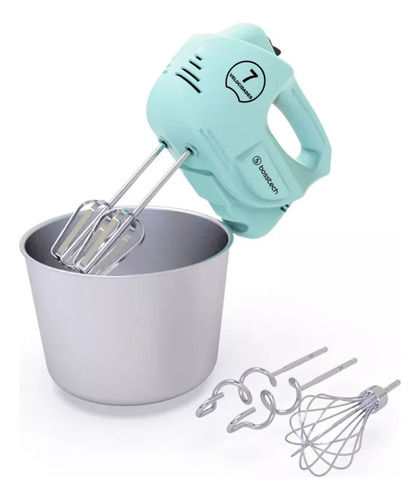 Combo/pack Licuadora Bartech 750w + Batidora 200w Menta Color Verde Menta