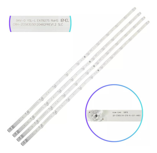 Tiras Led Atvio At-u58s840 Jld580c1330-0 Servitec Newton 98