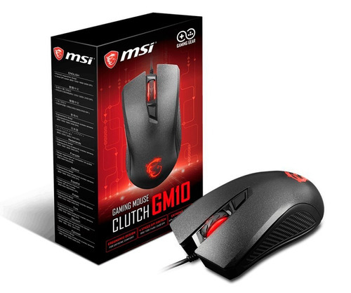 Mouse Gamer Msi Clutch Gm10 2400dpi Usb 4 Botones