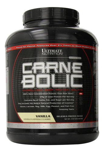 Proteinacarnebolic Ultimate Usa 3.70lb Vainilla No Days Off