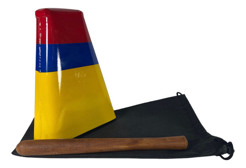 Campana Salsa Grande 21cm Colombia Cerrada Con Funda Y Palo