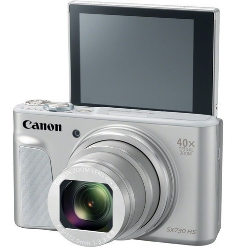 Câmera Canon Powershot Sx730 Hs 20.3mp 40x Prata 12x S/juros