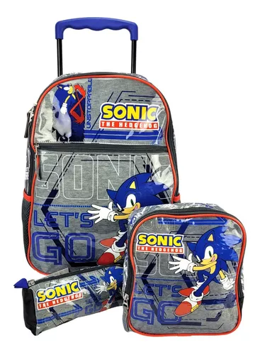 Bolsa Lancheira Térmica Escolar Sonic Personagem