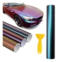 Comprar Gqp Compatible Película De Fibra De Carbono El Coche,