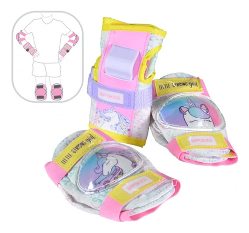 Set Proteccion Infantil Codera Rodillera Muñecas En Pack