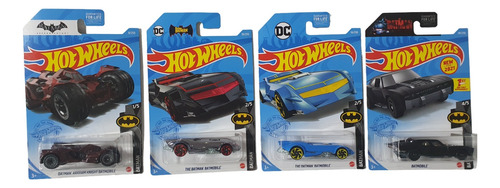 4 Autos Hot Wheels Batman Batimovil 2021 Arkham