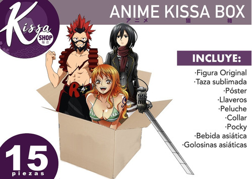 Anime Kissa Box 15 Piezas Caja Misteriosa Y Figura Original