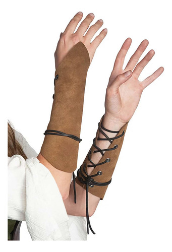 2 Cinturón Medieval Muñequera Guantelete Brazalete Ón