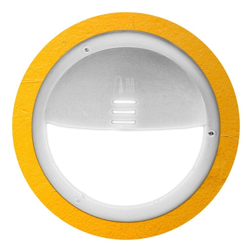 Aplique Pared Led Tortuga Redondo Foco E27-4269 Exterior