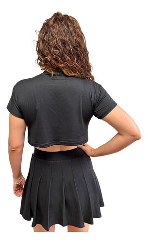 Crop Tops Deportivos Mujer Kit De 3 Playeras Para Gym Multicolor Unitalla