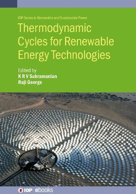 Libro Thermodynamic Cycles For Renewable Energy Technolog...