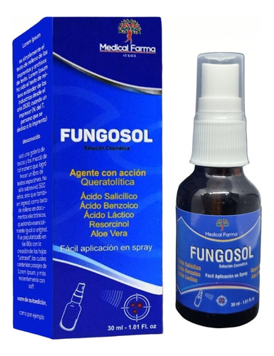 Fungosol Spray Para Hongos - Unidad a $490