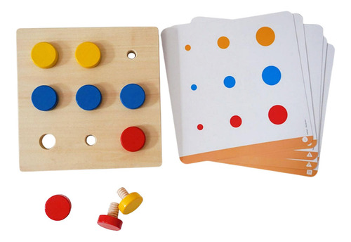 Montessori Juego De Mesa De Madera Multi-colores Ejercicio