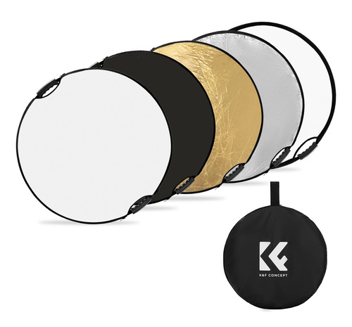 K&f Concept Reflector Circular 5 En 1 Con Mango 80cm