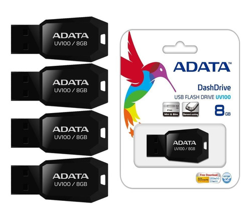 Pendrive 8gb Usb 2.0 Adata Ultra Rapido Original Sellado