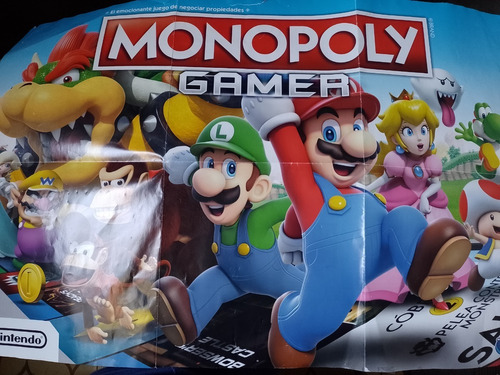 Póster Monopoly Edición Nintendo Gamer Original 67x44.5cm