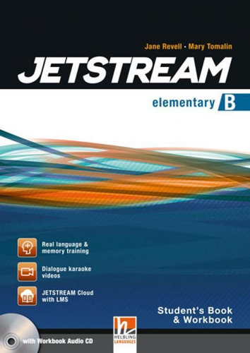 JETSTREAM - ELEMENTARY B - STUDENT'S BOOK AND WORKBOOK + E-Z: COMBO SPLIT VERSION, de TOMALIN, MARY. Editora HELBLING LANGUAGES ***, capa mole, edição 1ª edição - 2015 em inglês