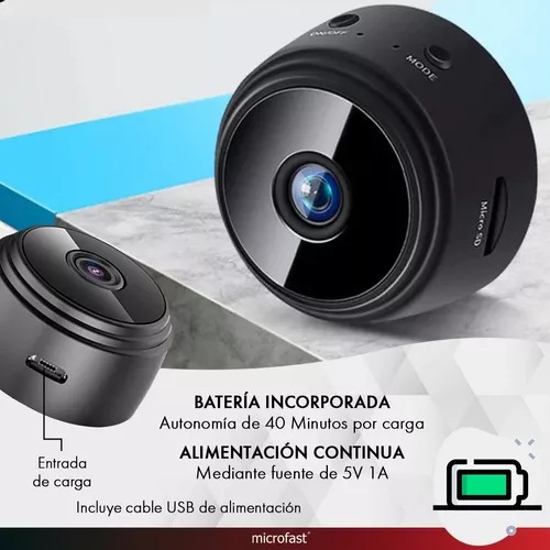 Mini cámara oculta 1080p cámara espía inalámbrica, pequeña cámara
