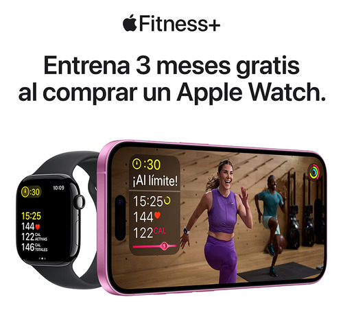 Apple Watch SE GPS • Caja de aluminio color medianoche de 44 mm • Correa deportiva color medianoche - M/L - Excelente (Reacondicionado)