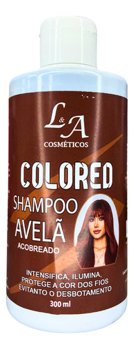 Shampoo Tonalizante Avelã Chocolate -100% Natural L&a