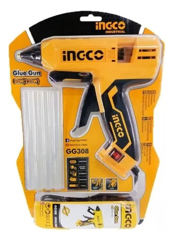 Pistola De Silicona Profesional Electrica  220w Ingco Gg308