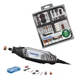 Dremel 3000 Mototool 130w Con Accesorios + Kit Dremel 709-02