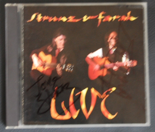 Cd Strunz & Farah  Live  Autografiado