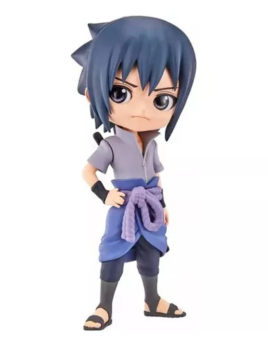 Boneco Naruto Shippudem Sasuke Uchiha Clássico Colecionável