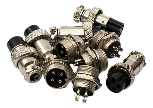 Accesorios Piezas De Conector De Enchufe De Aviación De 4 Pi