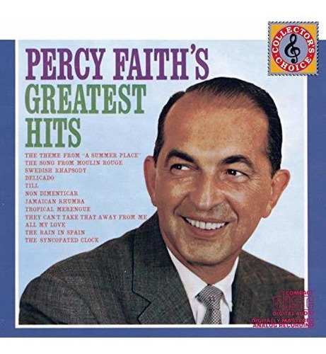 Cd Percy Faiths Greatest Hits - Percy Faith And His Orchest