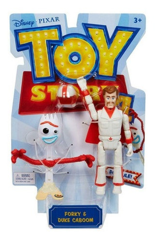 Toy Story 4 Forky Y Duke Caboom - Figura Básica- Original