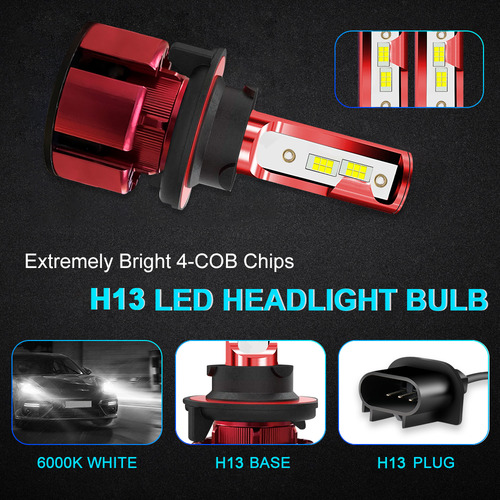 Para Faros Delanteros Led Polaris Trail Blazer 330, Color Bl